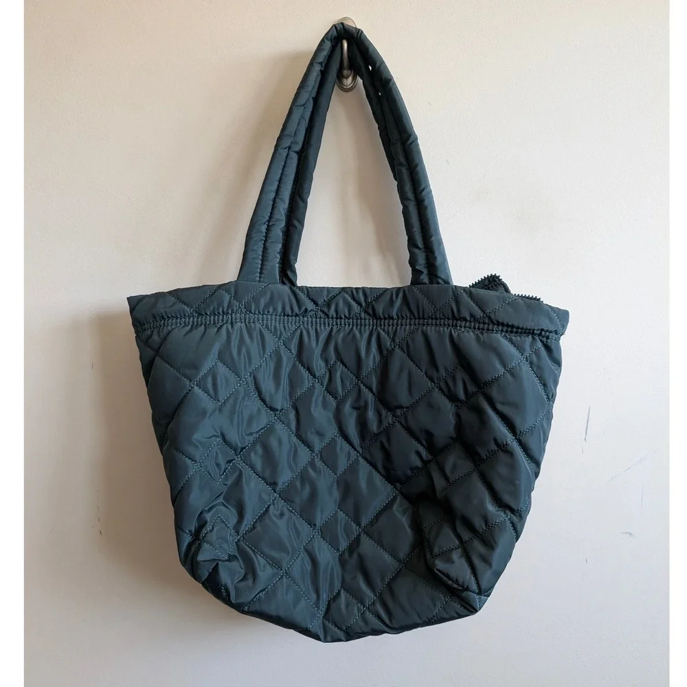 Marc Jacobs Quilted Nylon Tote Bag Forest Green M0016680 302